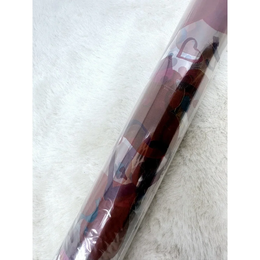 Hearts Highlander Printed Clear Cellophane‎ Gift Christmas Valentines 50' x 24